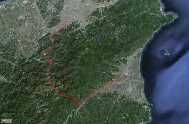 衛星軌跡圖