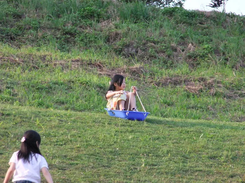 福德坑復育公園～滑草趣