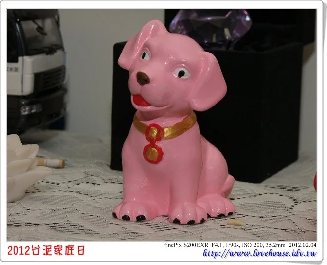 我們做的成品:給牠取名叫:新春開運狗