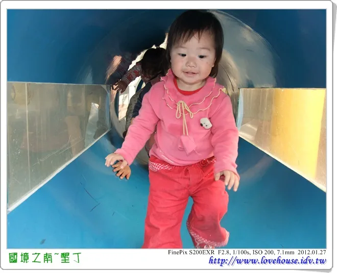 小女兒可以用走的也~結果小女兒第一名