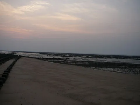 5.這個風景很美，夕陽美美的！