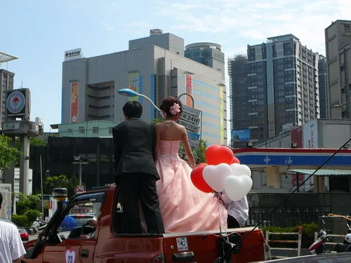 板橋市吉普車聯合婚禮