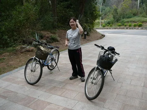 小金門最適合自己租自行車來騎，不錯喔！